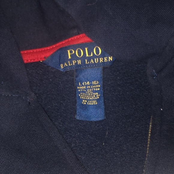 BNWOT kids Ralph Lauren polo zip up - Picture 5 of 10